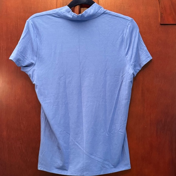 Talbots Women's V-Neck Royal Blue Blouse Size M - Picture 7 of 9